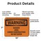 Signmission Danger Area Under Construction Do Not Enter OSHA Warning Sign, Plastic, 10in W x 7in L, 2PK OS-2PACK-WS-P-710-L-12034 - alternate 6